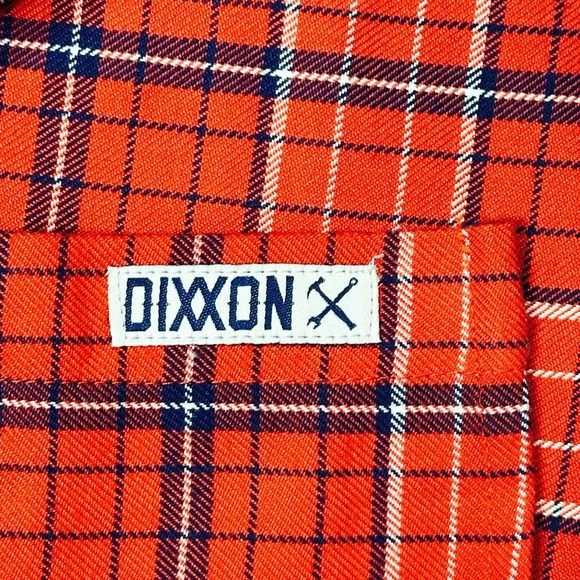 Dixxon- Men’s “Dirte” Red&Blue casual Flannel, L - Picture 4 of 10